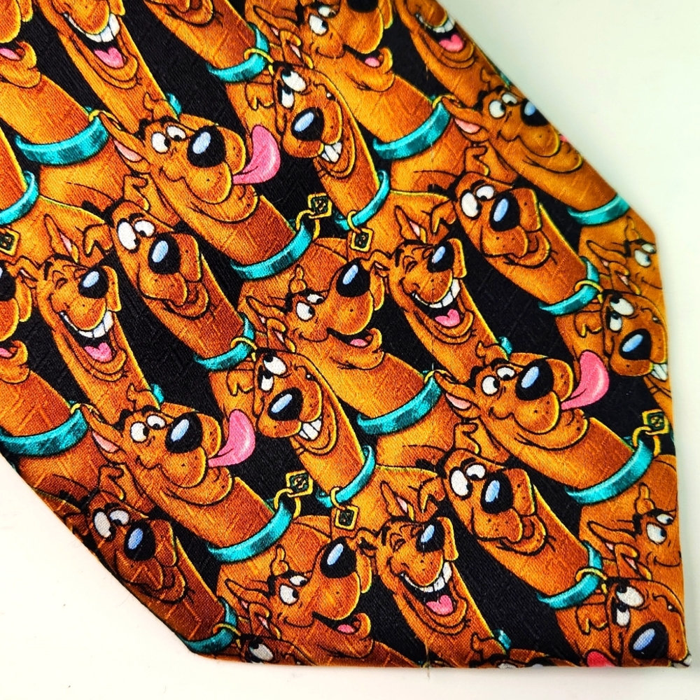 SCOOBY DOO Handmade Silk Tie, Cartoon Network/Hanna-Barberra, 2003